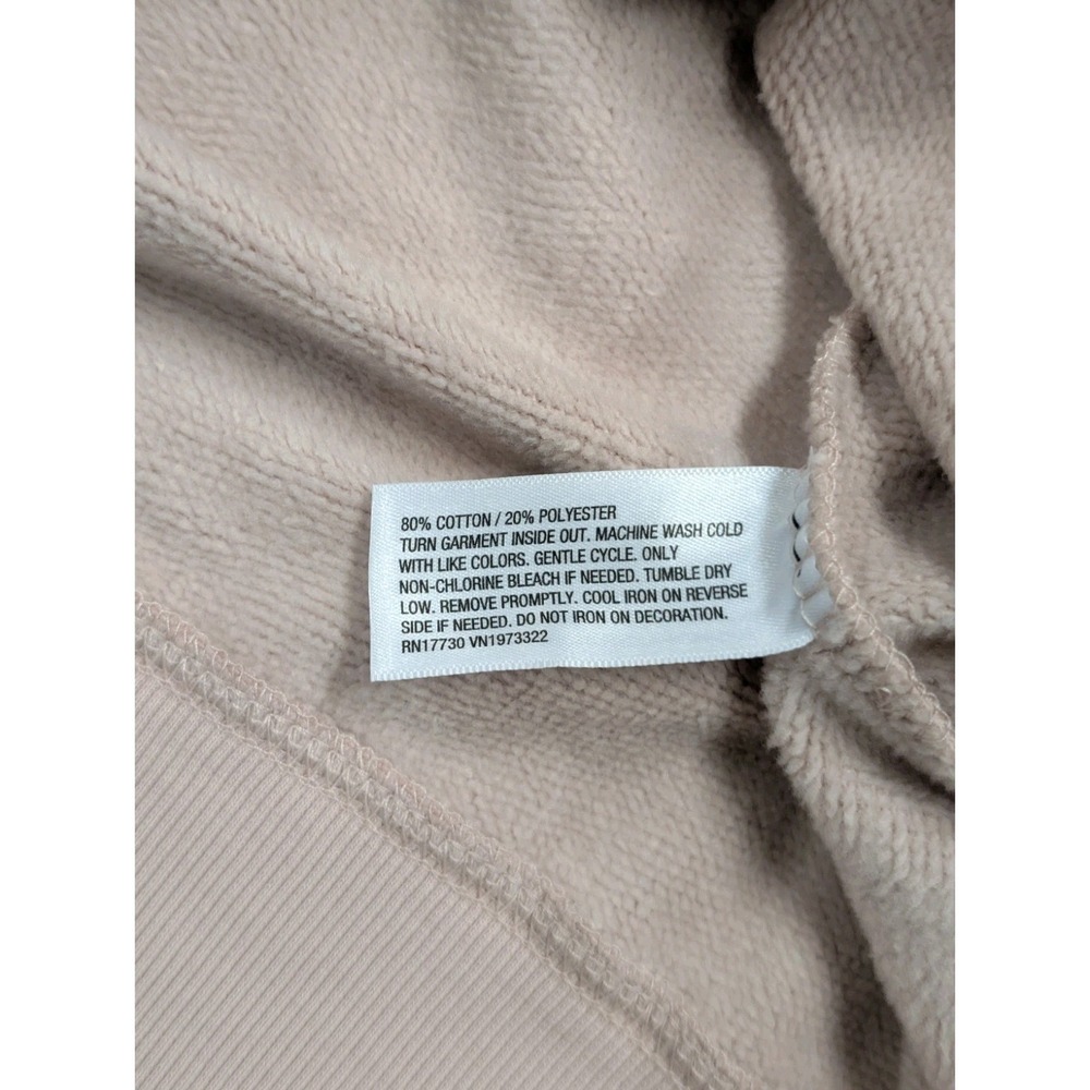 ⭐C7 Wild Fable Sweatshirt Womens West Coast Cali Fleece Crew Neck Size XS, Pink - Picture 4 of 4